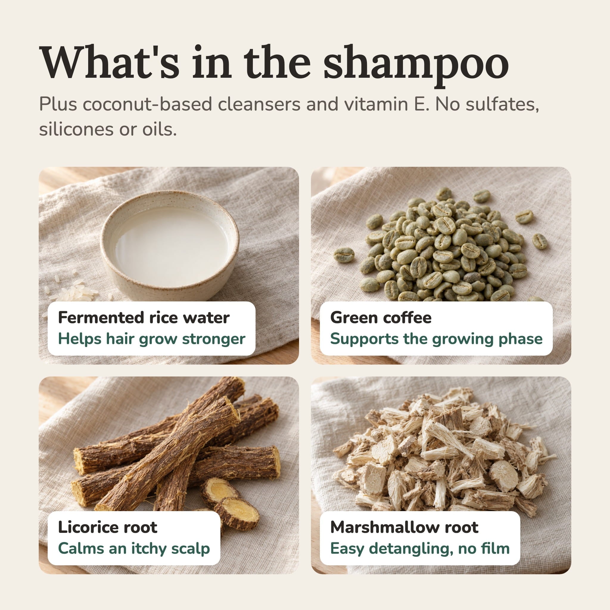 Fermented Rice Water Shampoo & Conditioner Bars
