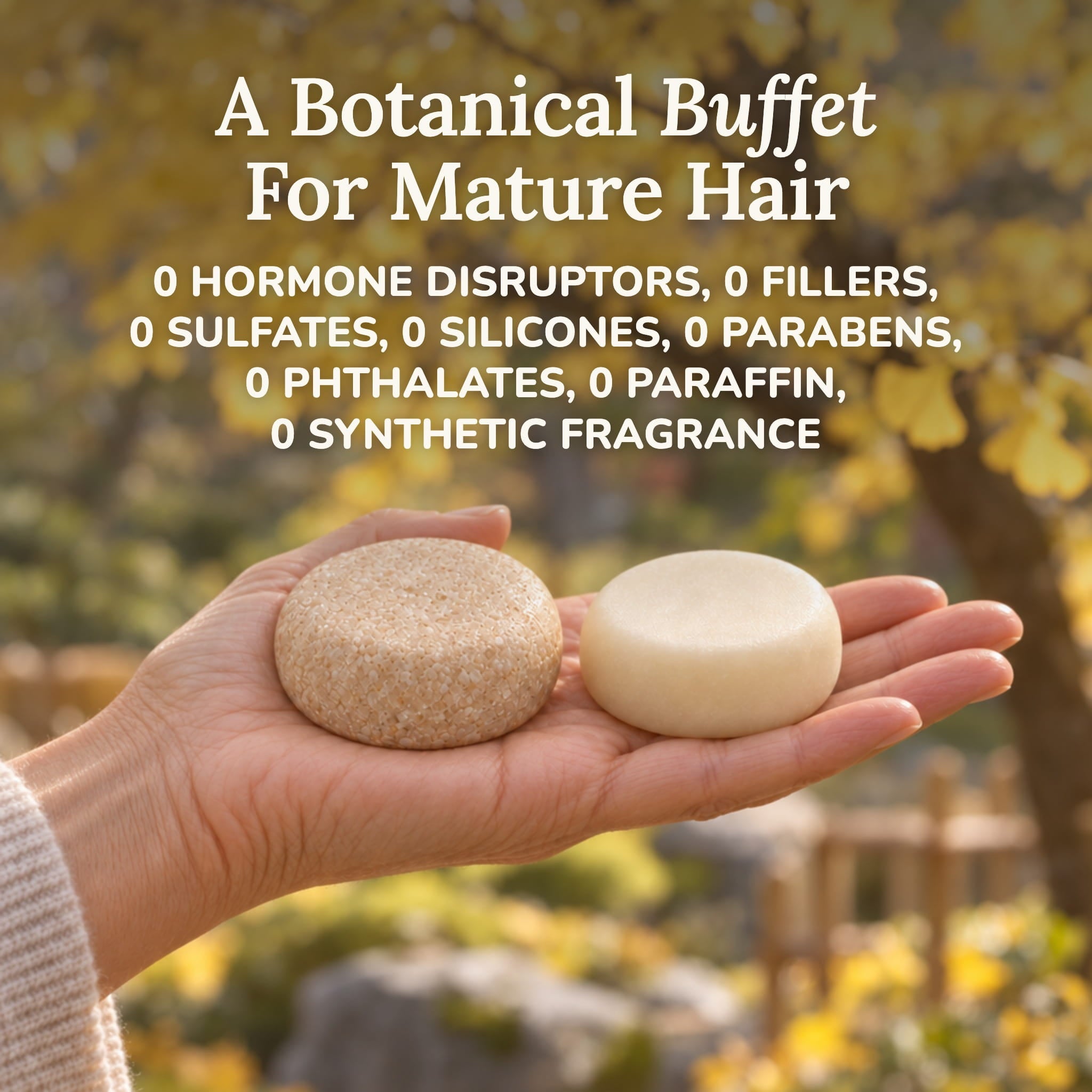 Fermented Rice Water Shampoo & Conditioner Bars