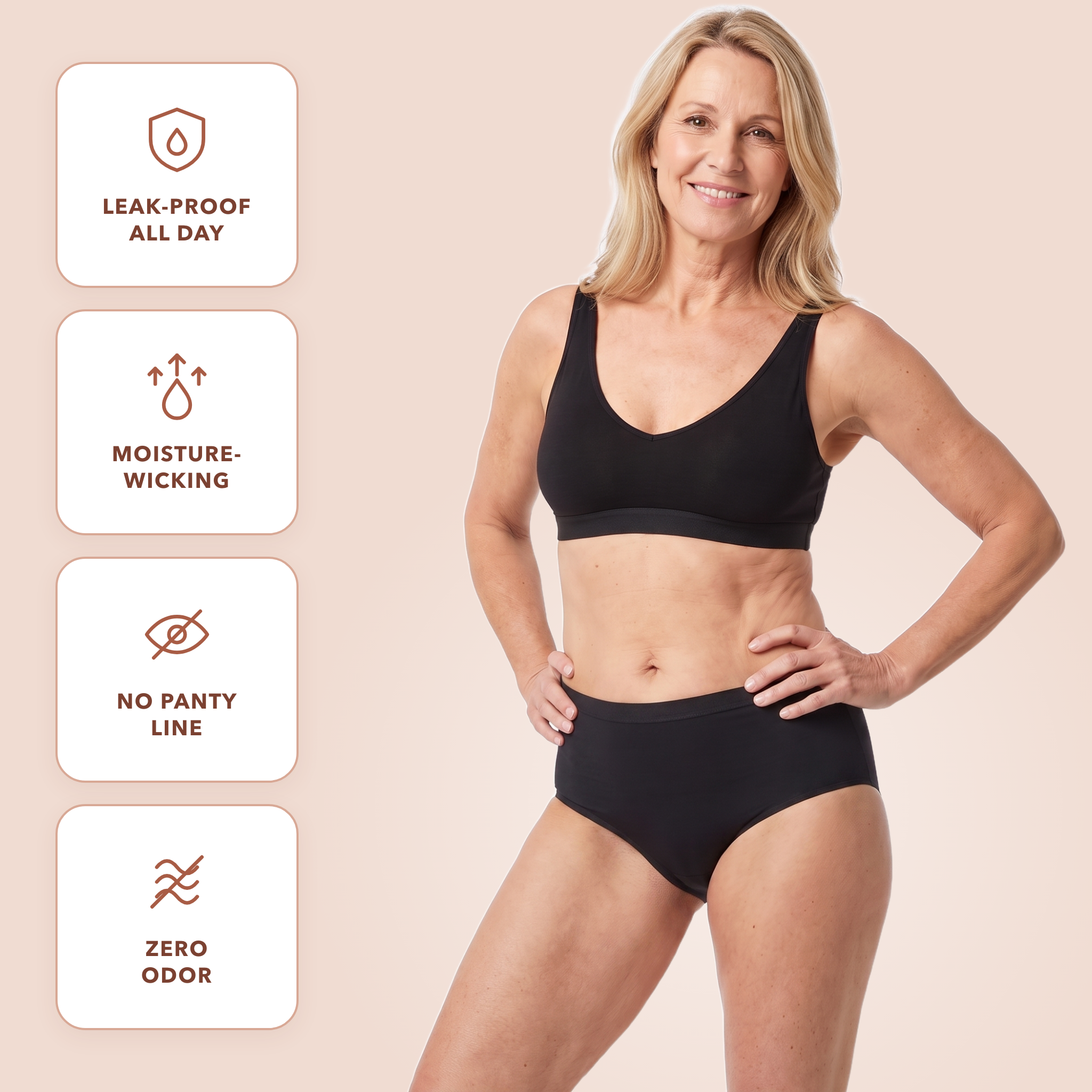 BambooCore™ Leakproof Briefs | Ultra-Absorbent